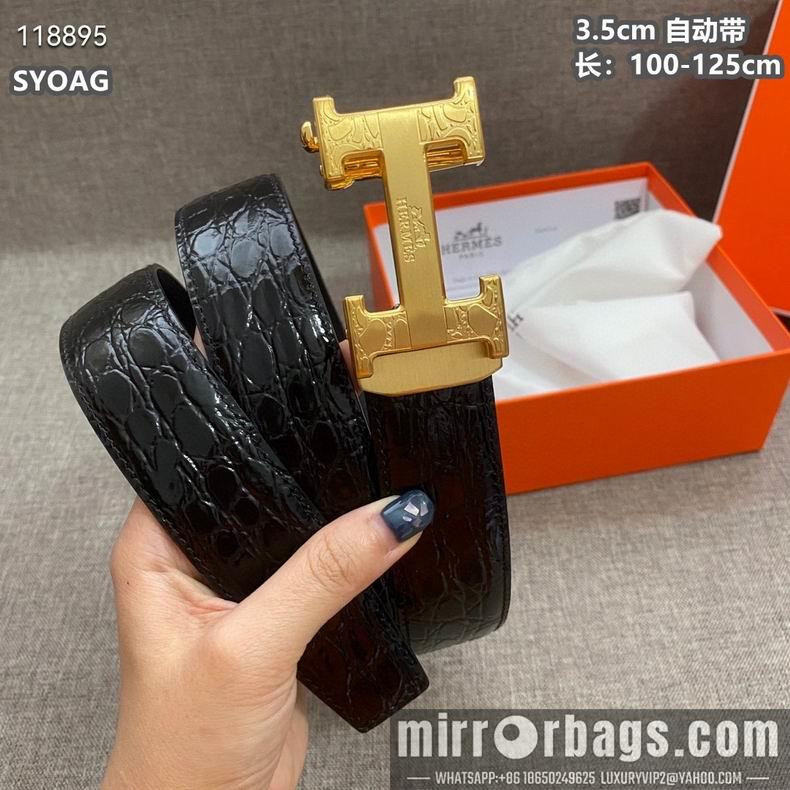 Hermes belt自动带 35mmX100-125cm 8L010802