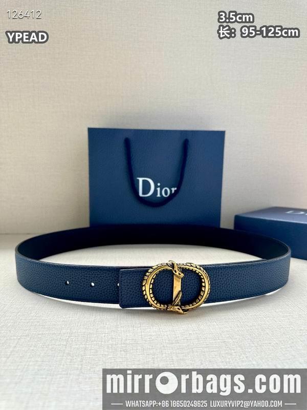 Dior belt 35mmX95-125cm 8L20