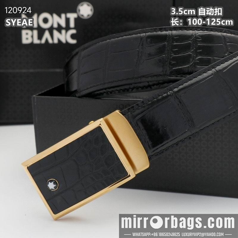 Montblanc belt 自动扣 35mmX100-125cm 8L072011