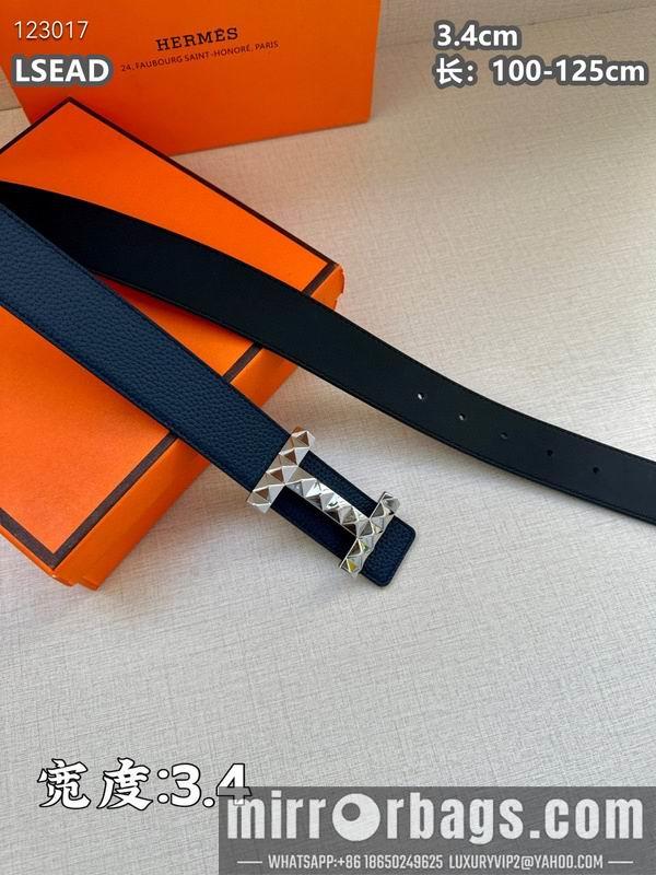 Hermes belt 34mmX100-125cm 8L06