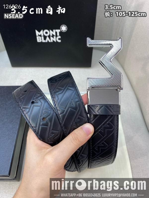 Montlanc belt 35mmX105-125cm 8L60