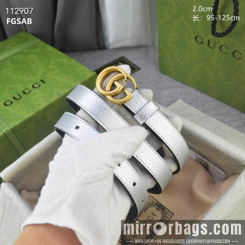 Gucci belt 20mmX95-125cm 8L02