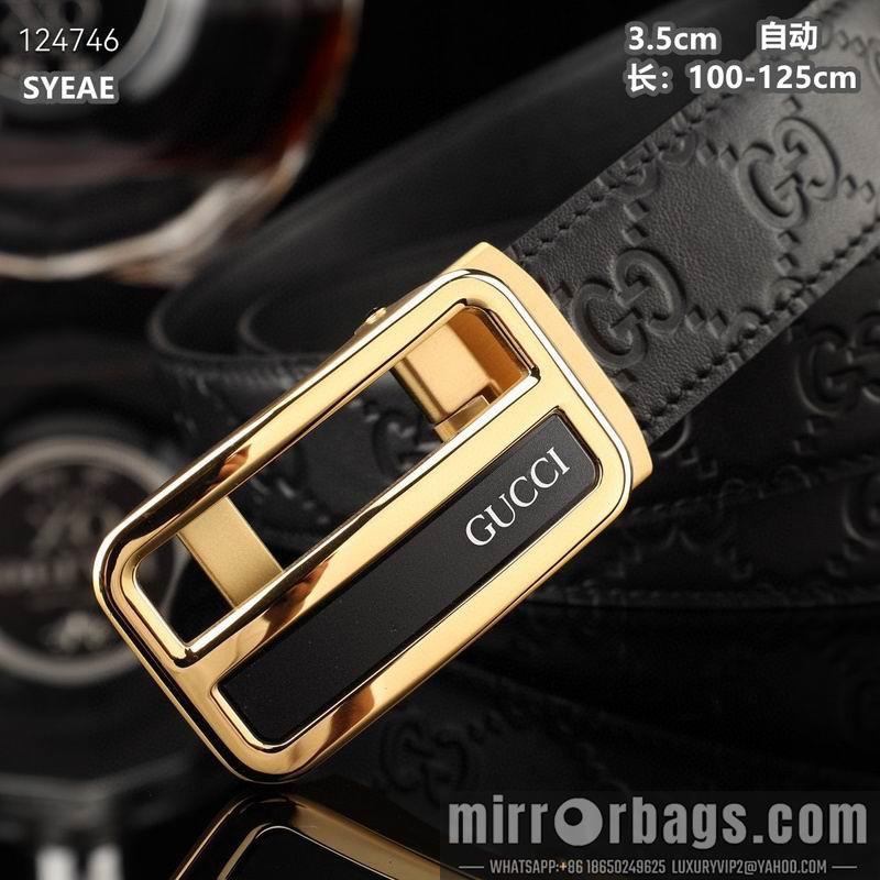 Gucci belt 35mmX100-125cm 8L28