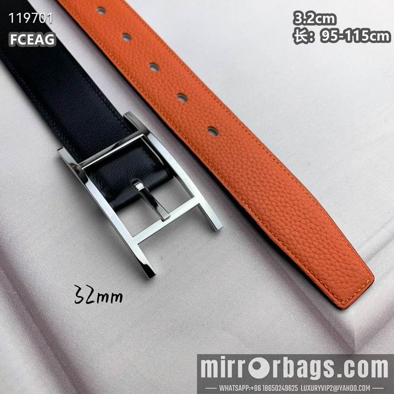 Hermes belt 32mmX95-115cm 8L040802