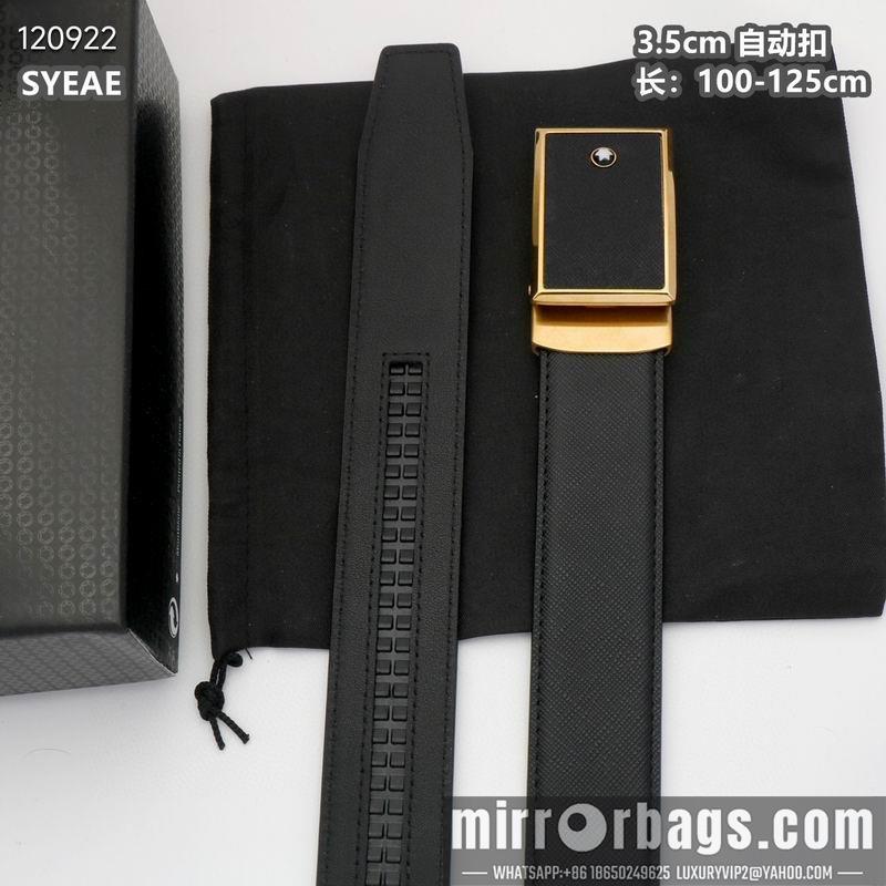 Montblanc belt 自动扣 35mmX100-125cm 8L072009