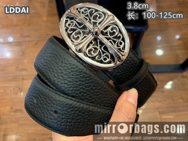 Chrome Hearts belt 38mmX100-125cm 8L01