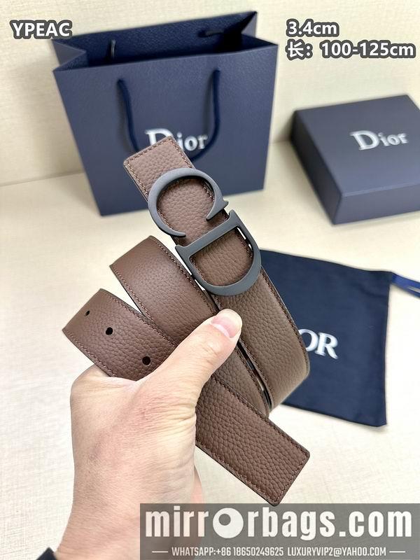Dior belt 34mmX100-125cm 8L07