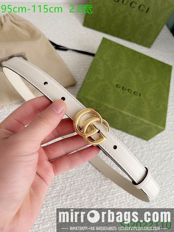 Gucci belt 20mmX95-115cm 7D02