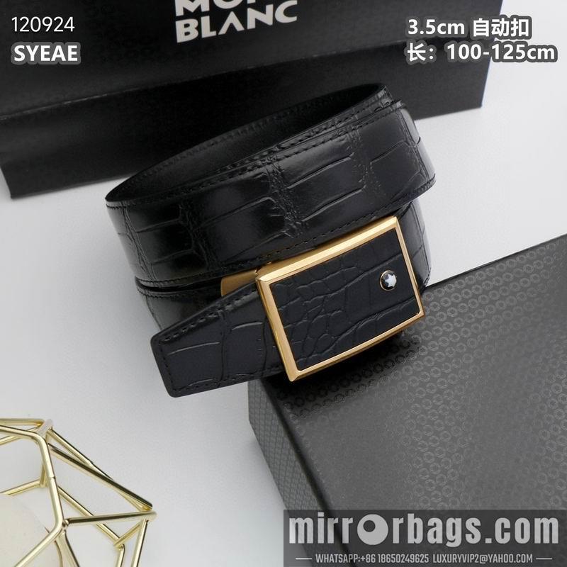 Montblanc belt 自动扣 35mmX100-125cm 8L072011