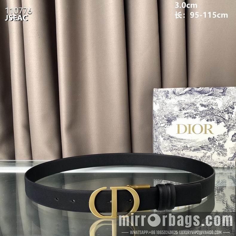 Dior Belt 30mmX95-115cm 8L08