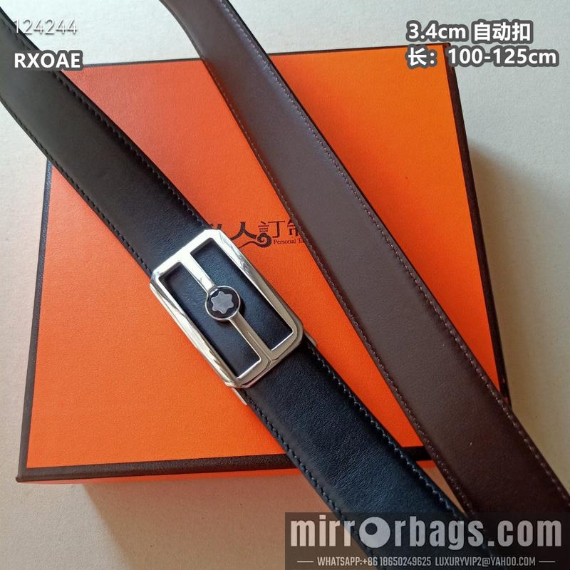 Montlanc belt 34mmX100-125cm 8L08