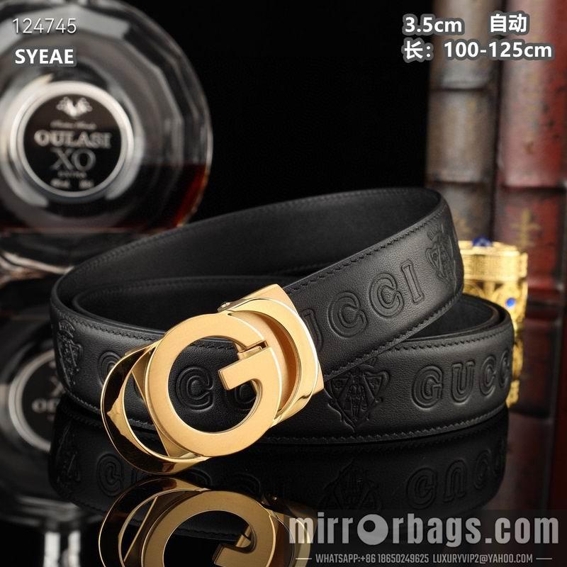 Gucci belt 35mmX100-125cm 8L29