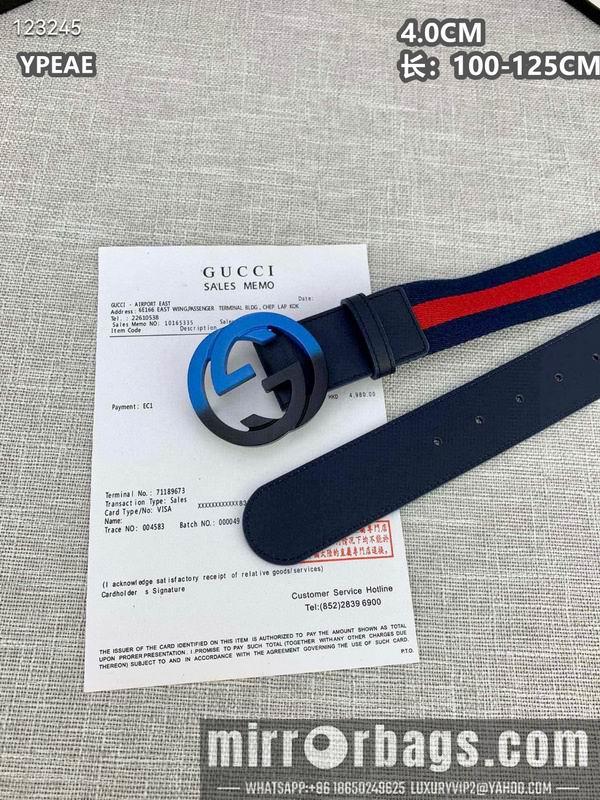 Gucci belt 40mmX100-125cm 8L135