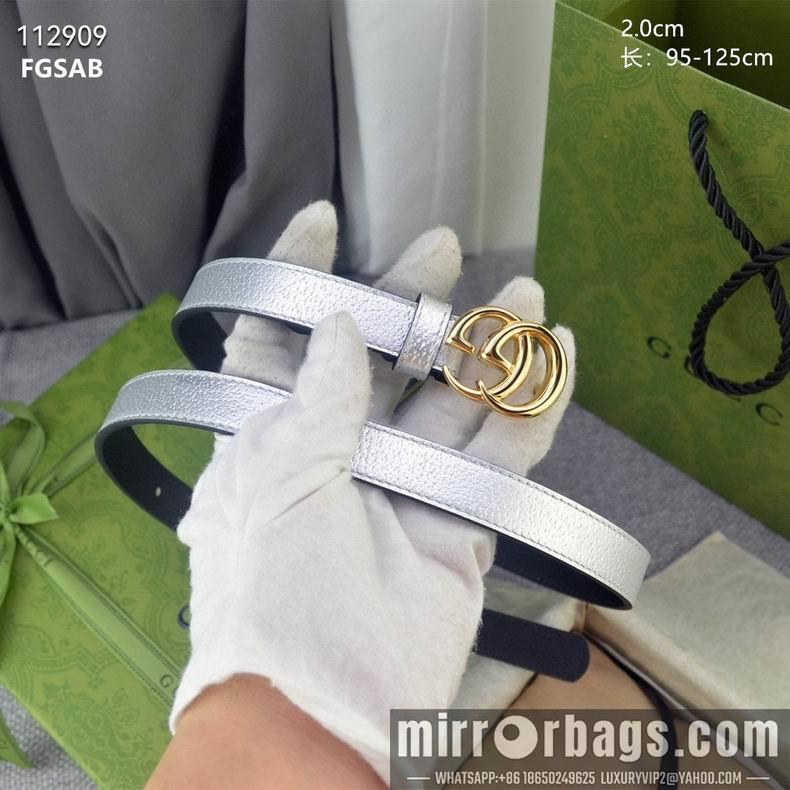 Gucci belt 20mmX95-125cm 8L02