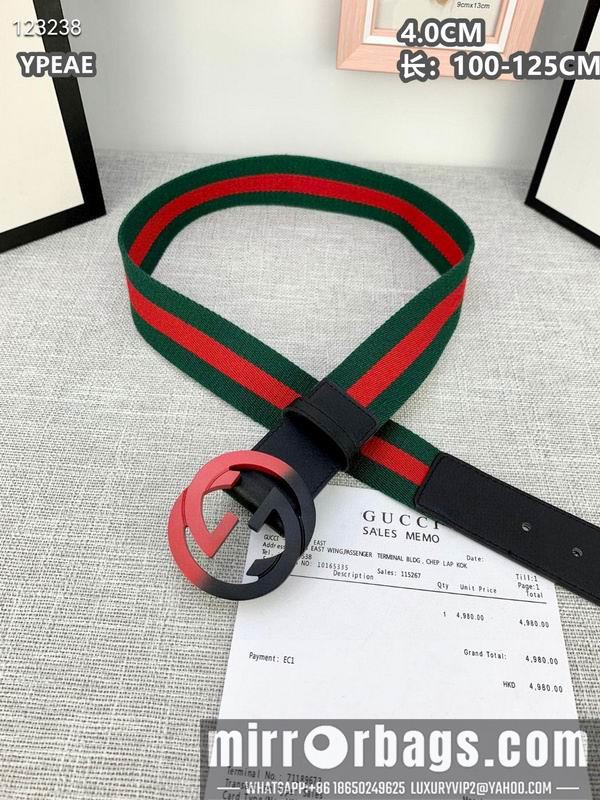 Gucci belt 40mmX100-125cm 8L135