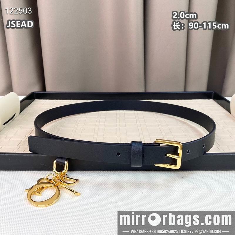 Dior belt 20mmX90-115cm 8L21