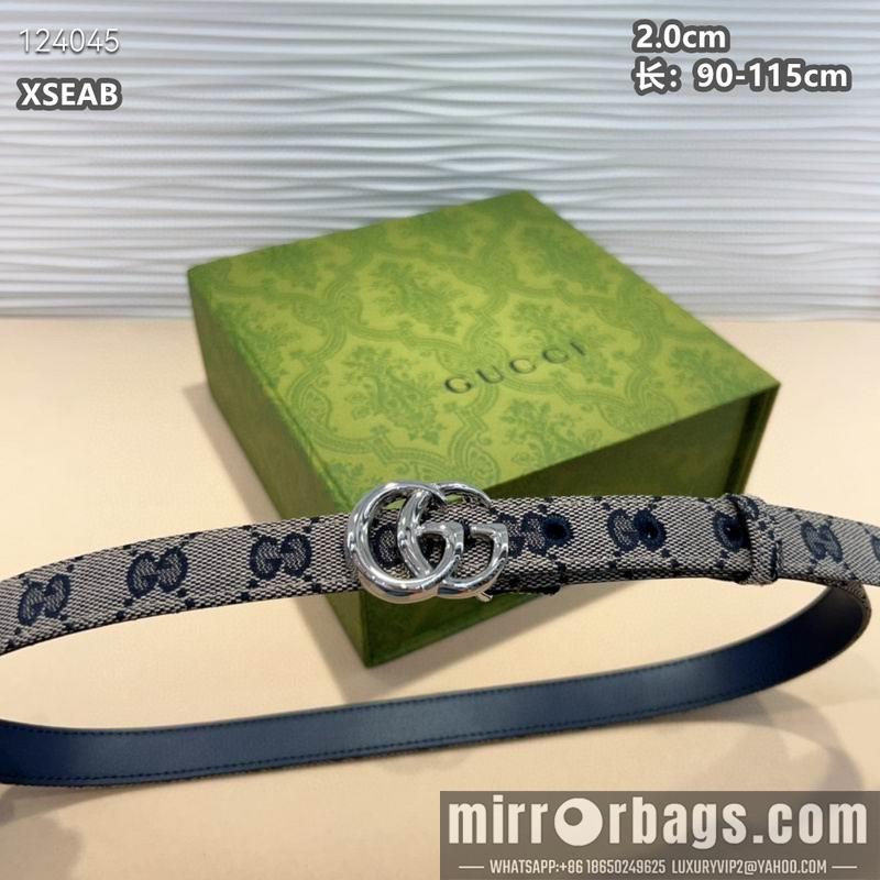 Gucci belt 20mmX90-115cm 8L21