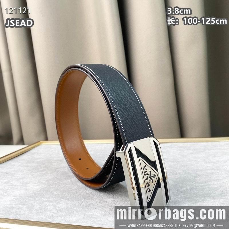 Prada belt 38mmX100-125cm 8L07