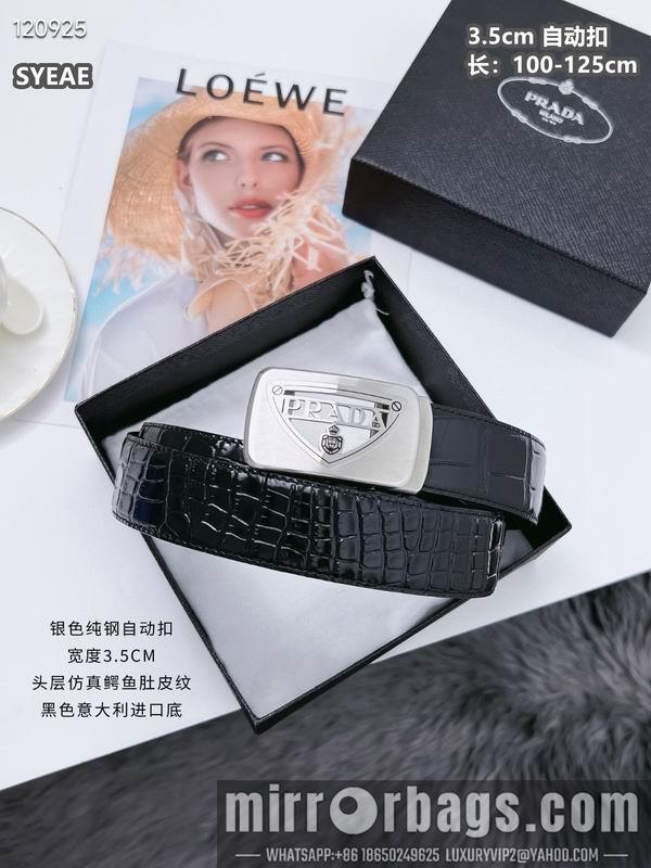 Prada belt 自动带 35mmX100-125cm 8L072004