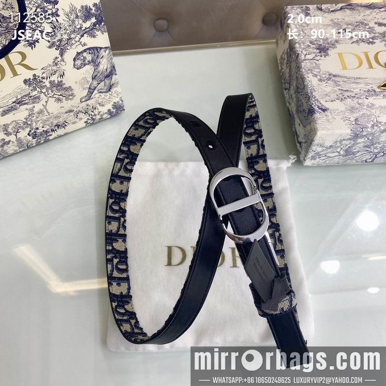 Dior Belt 20mmX90-115cm 8L06
