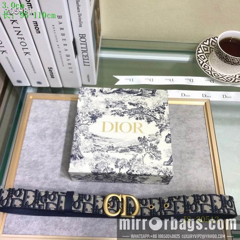 Dior Belt 30mm 95-110cm 8L03