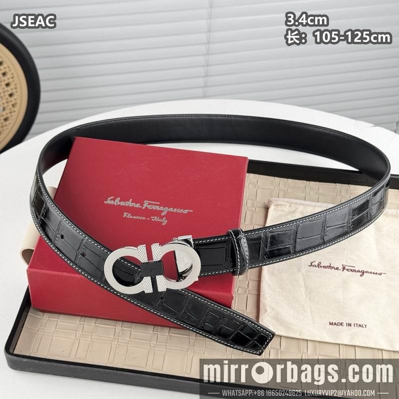 Ferragamo belt 34mmX105-125cm 8L13