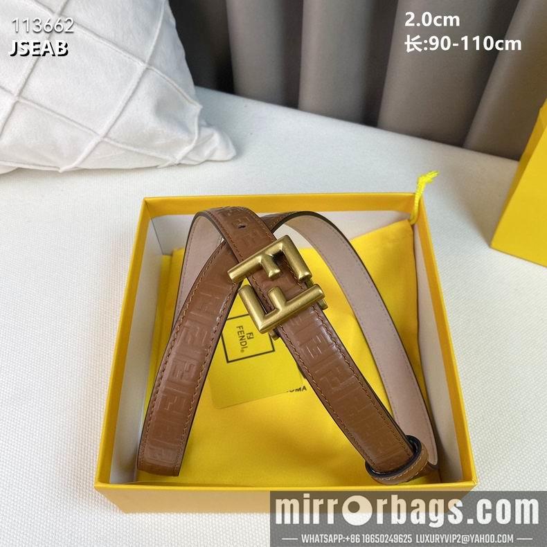 Fendi Belt 20mmX90-110cm 8L08
