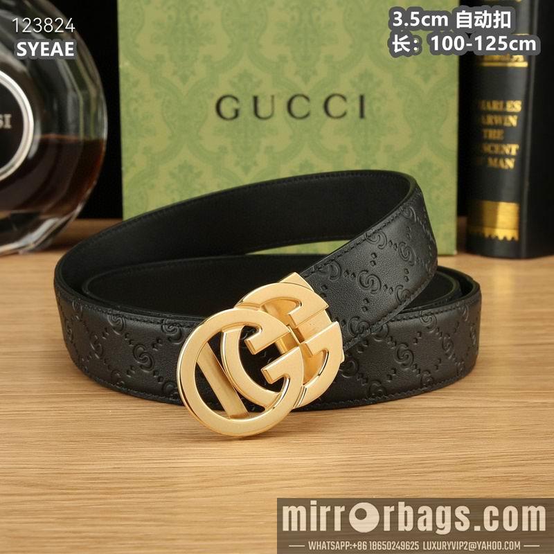 Gucci belt 35mmX100-125cm 8L44