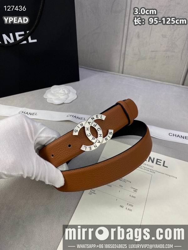 Chanel belt 30mmX95-125cm 8L30