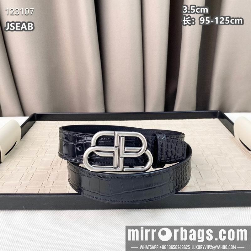 Balenciaga belt 35mmX95-125cm 8L08