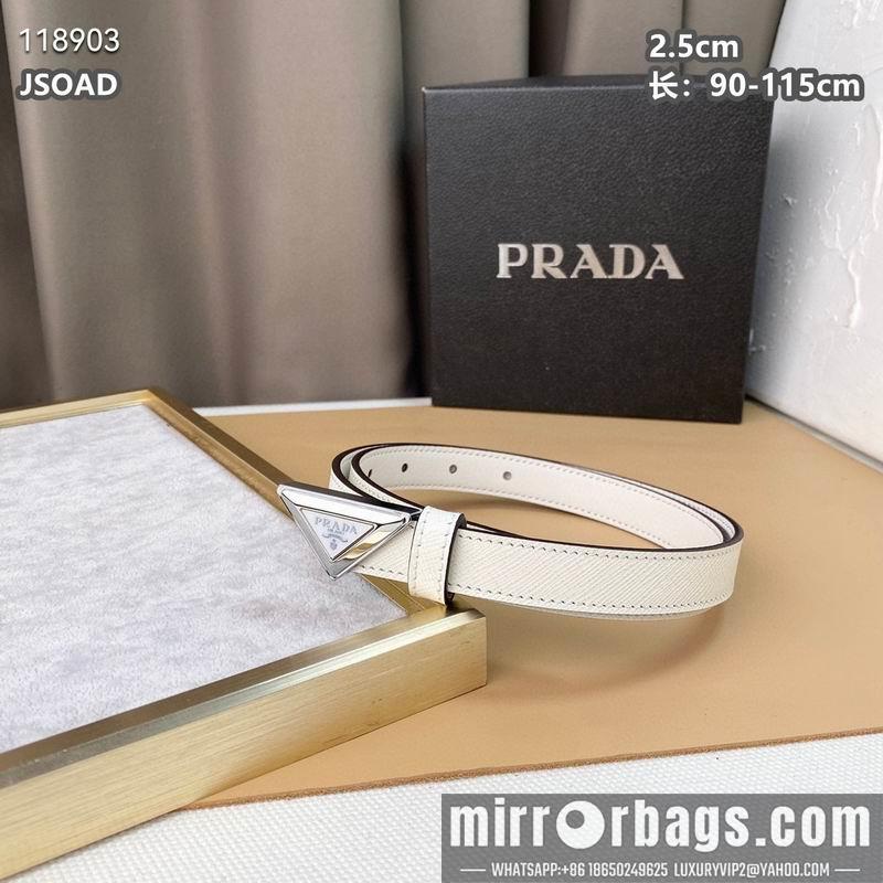 Prada belt 25mmX90-115cm 8L040801
