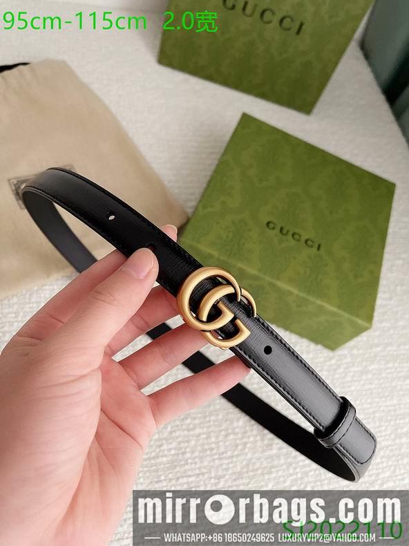 Gucci belt 20mmX95-115cm 7D02