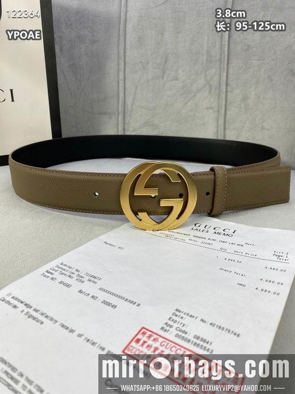 Gucci belt 38mmX95-125cm 8L22