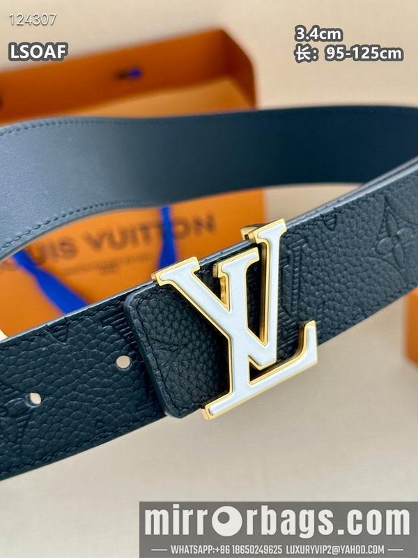 LV belt 34mmX95-125cm 8L25