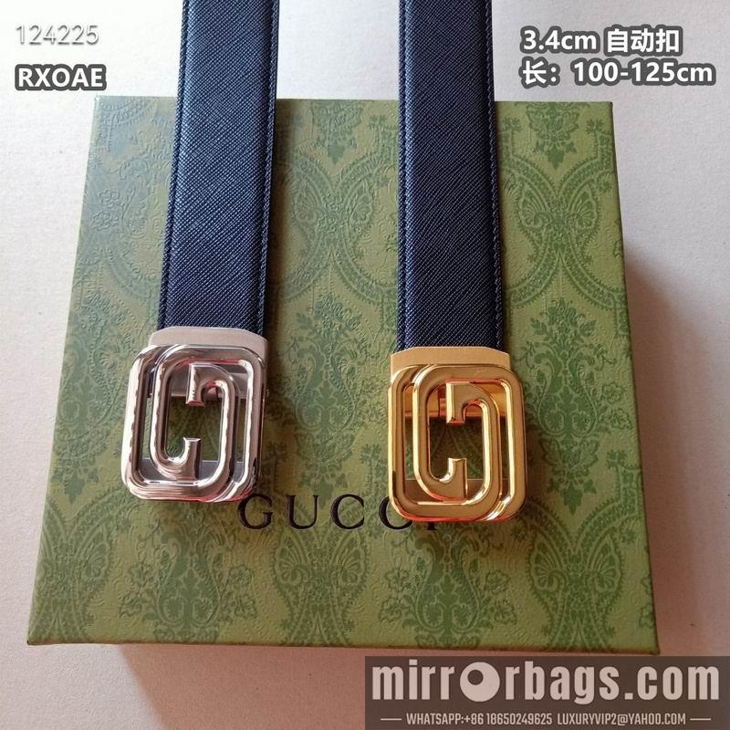 Gucci belt 34mmX100-125cm 8L21