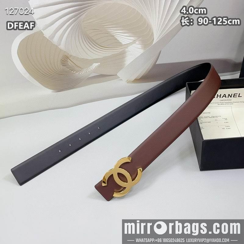 Chanel belt 40mmX90-125cm 8L01