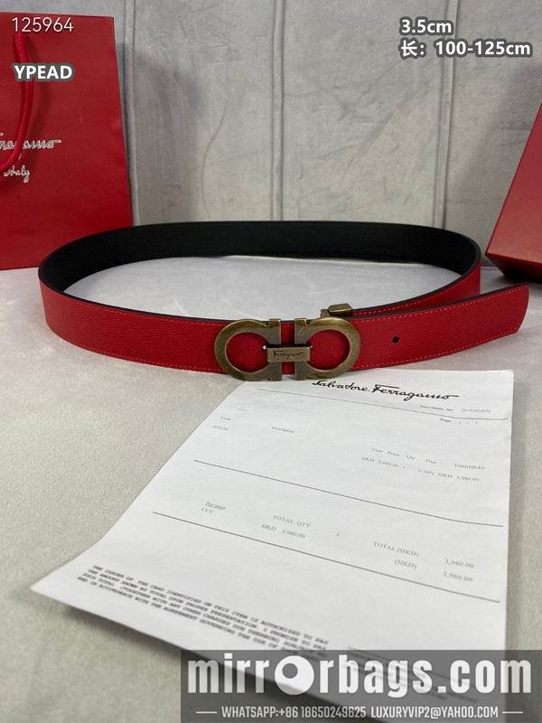 Ferragamo belt 35mmX100-125cm 8L22