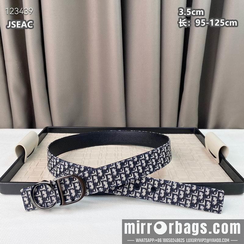 Dior belt 35mmX95-125cm 8L24