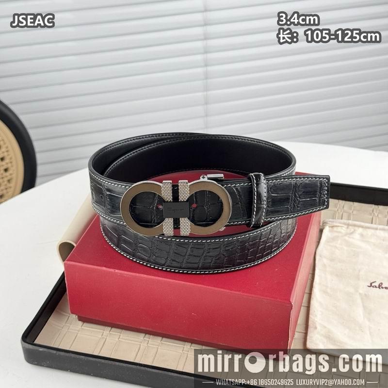 Ferragamo belt 34mmX105-125cm 8L14
