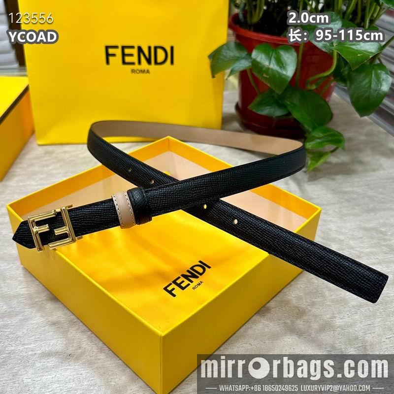 Fendi belt 20mmX95-115cm 8L16