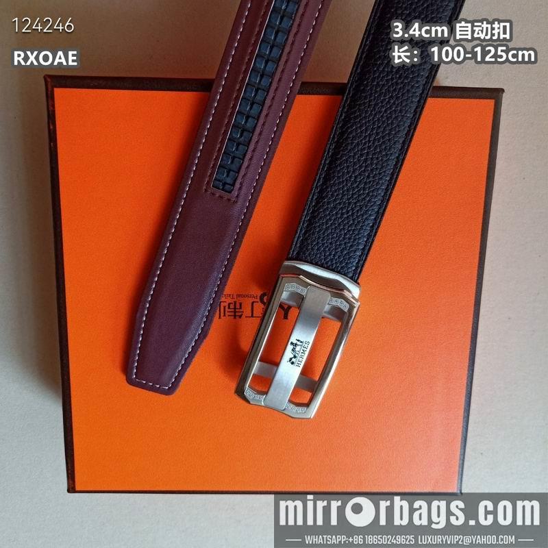 Hermes belt 34mmX100-125cm 8L08