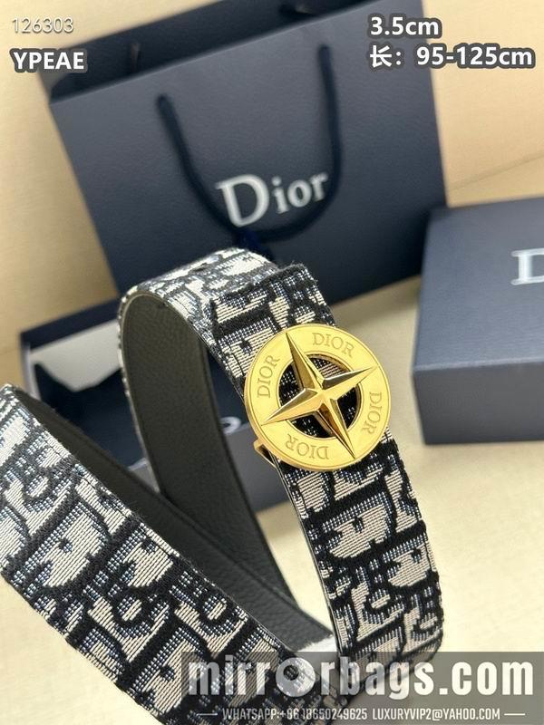 Dior belt 35mmX95-125cm 8L17