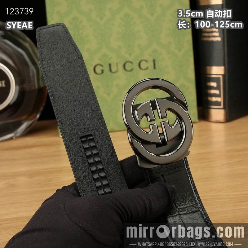 Gucci belt 35mmX100-125cm 8L59