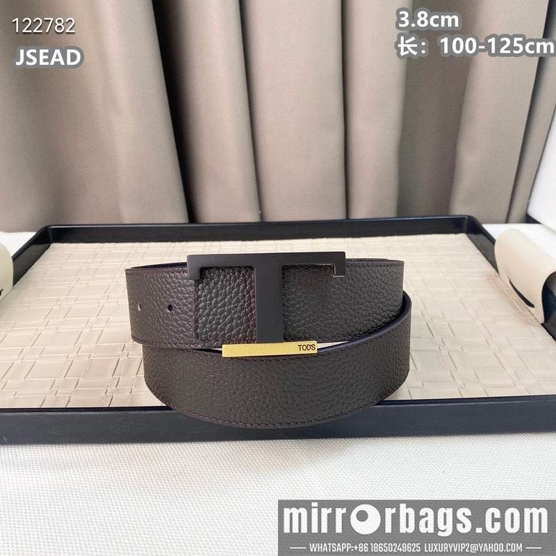 Tod's belt 38mmX100-125cm 8L01