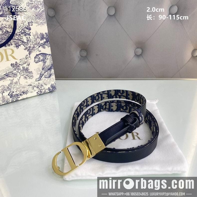 Dior Belt 20mmX90-115cm 8L06