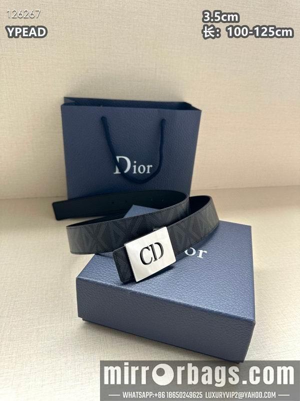 Dior belt 35mmX100-125cm 8L27