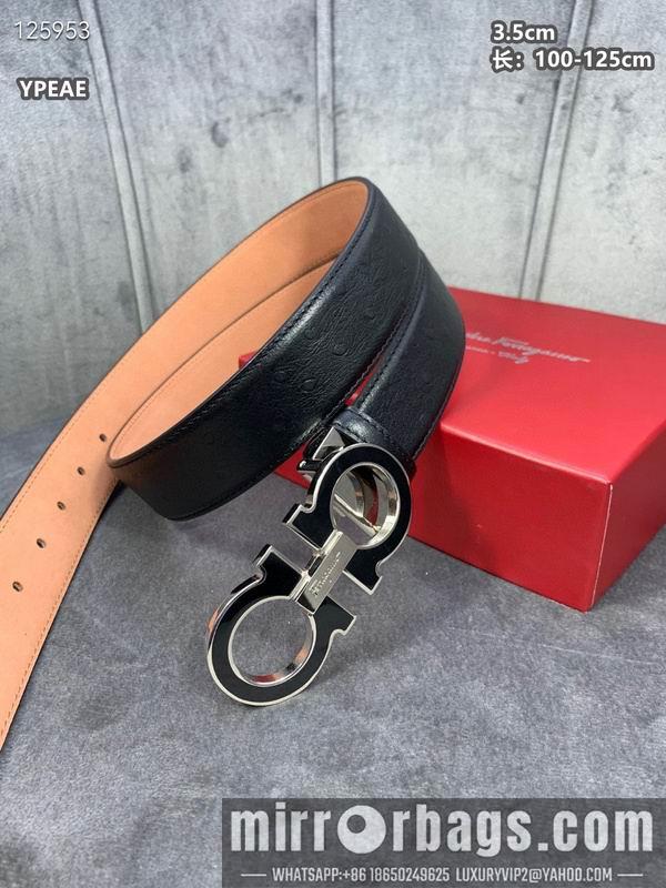 Ferragamo belt 35mmX100-125cm 8L19