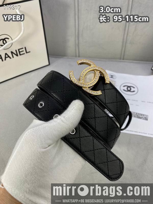 Chanel belt 30mmX95-115cm 8L040805