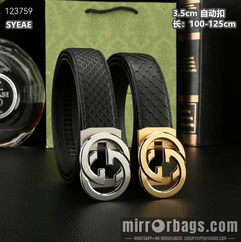 Gucci belt 35mmX100-125cm 8L54