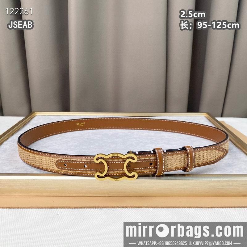 Celine belt 25mmX95-125cm 8L24